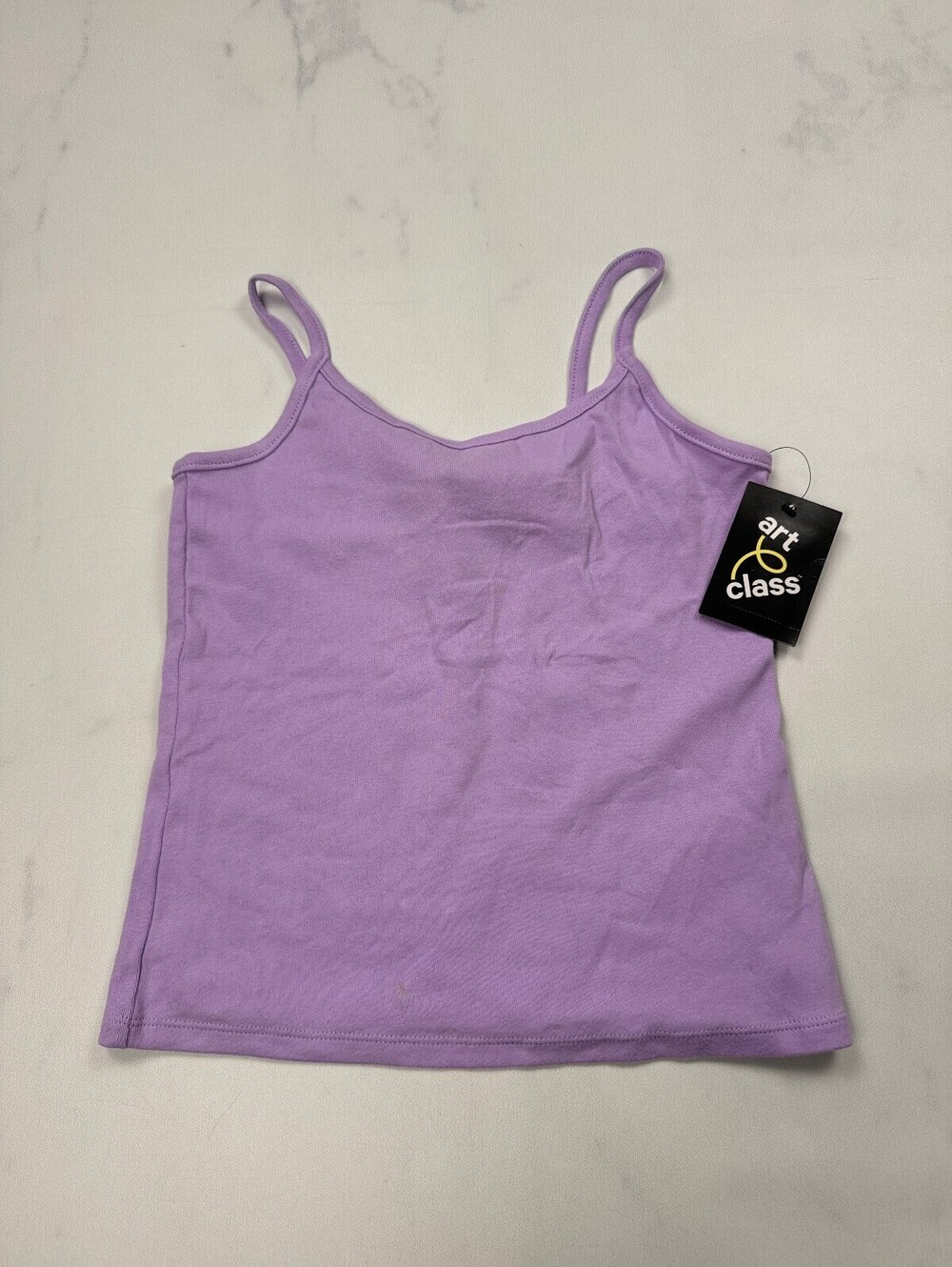 Art Class Lilac Camisole Tank Top Pastel Purple 90s VTG Minimalist - Girls L